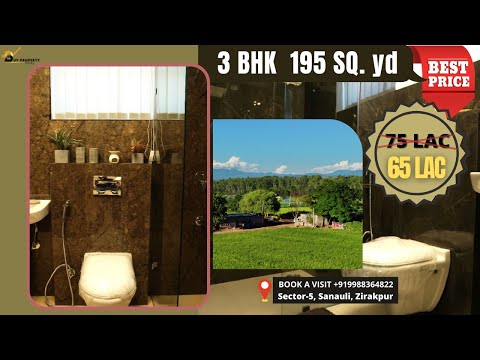 65 लाख में 3BHK LUXURY APARTMENT 195 SQ FT. | Sector-5, Sanauli, Zirakpur | BUY PROPERTY DEAL
