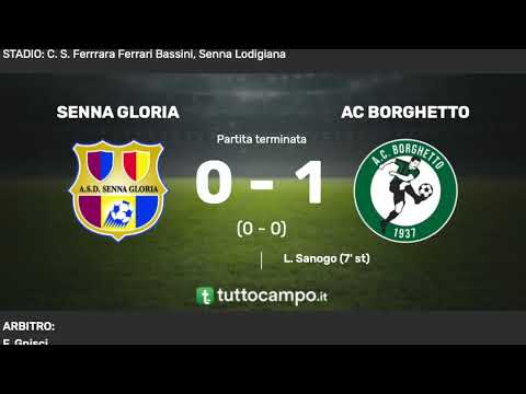 SENNA GLORIA -  BORGHETTO 0-1