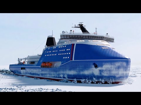 Inside The Incredible Icebreaker Ship Ever build with mind-blowing capabilities