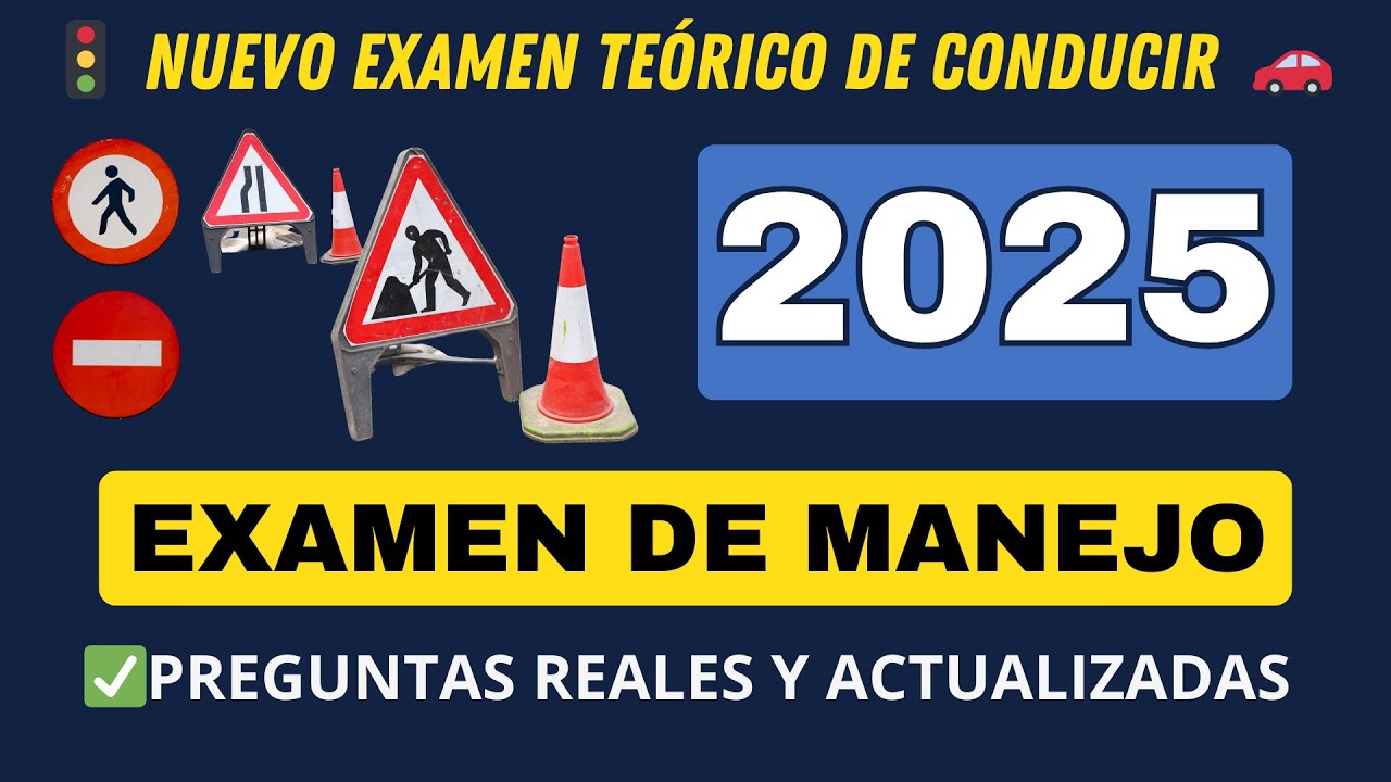 ACTUAL EXAMEN TEORICO DE CONDUCIR 2022 LICENCIA DE MANEJO🚘🚘