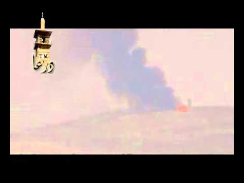 اشتعال النيران داخل المخفر 34 بعد السيطرة عليه من قبل الجيش الحر