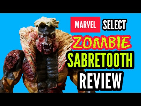 MARVEL SELECT ZOMBIE SABRETOOTH Action Figure Review DIAMOND DISTRIBUTORS Toys Collectibles