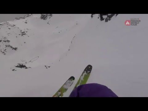 Winning GoPro run Jackie Paaso - Xtreme Verbier - Swatch Freeride World Tour 2016