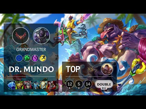 Dr. Mundo Top vs Jayce - EUW Grandmaster Patch 12.4
