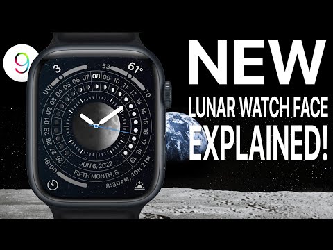 watchOS 9 New Lunar Watch Face - Explained!