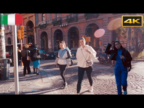 Napoli Piazza Museo to Piazza Cavour Walking Tour |Naples, Italy |4k UHD