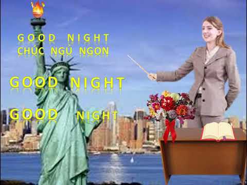 Học Tiếng Anh cho người mới bắt đầu: Good night (chúc ngủ ngon)