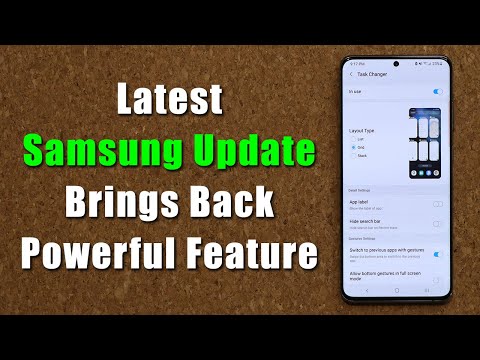 Latest Samsung Update Brings Back POWERFUL Feature via Good Lock 2021 - FINALLY
