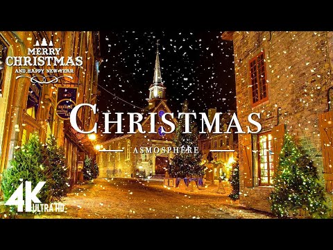 Christmas Atmosphere in the World’s Most Beautiful Cities | Festive Lights in 4K🎄✨