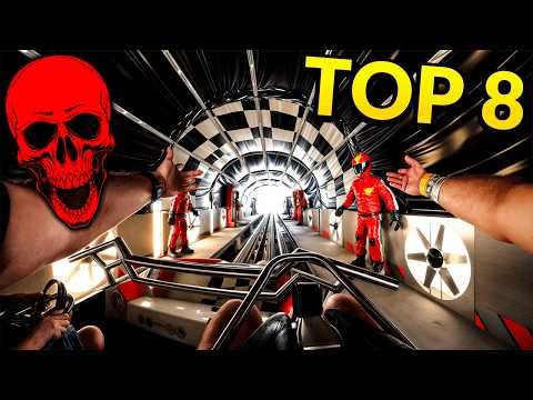 8 NAJSTRASZNIEJSZYCH ROLLERCOASTERÓW - Energylandia 2025 (4K) (Zator, Polska) GoPro HERO 13