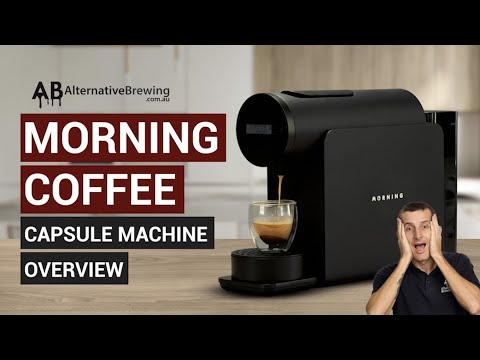 Brewing Coffee Pods on the Morning Capsule Machine