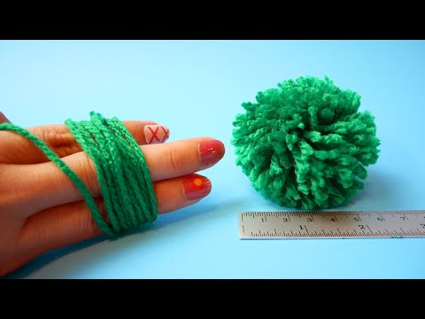 DIY Pom Pom | Super Easy Pom Pom Making Ideas using Fingers | Amazing​ Trick​ | Diy Yarn Studio