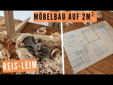 Feine Handarbeit am Esstisch - Traditionelle Verbindungen für ein Nachttisch mit Spezialbeschlag