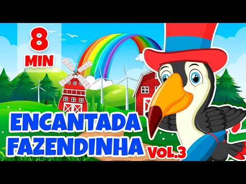 Encantada Fazendinha Vol. 3 - Giramille 8 min | Desenho Animado Musical
