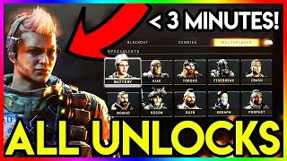 HOW TO UNLOCK EVERY SPECIALIST IN BLACKOUT IN UNDER 3 MINUTES! Ruin, Seraph, Firebreak + More!
