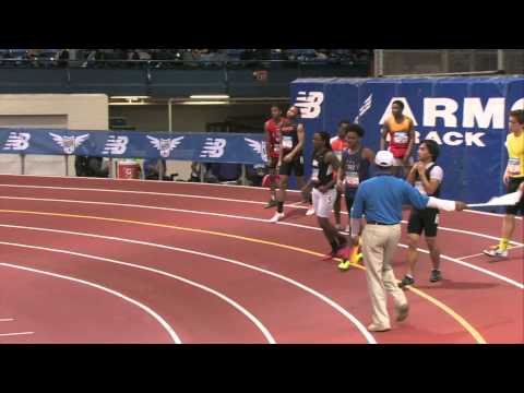Boys 60m Freshman Prelim Heat 3 - New Balance Nationals Indoor 2014