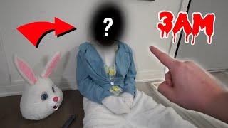WE FINALLY UNMASKED EASTER BUNNY AT 3 AM!! (YOU WON&#39;T BELIEVE WHO IT IS)