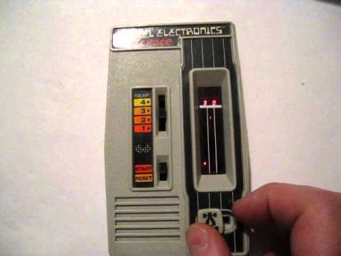 Mattel Electronics Auto Race Demo 1976 Video