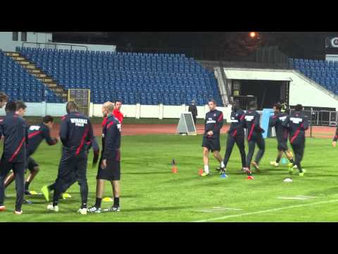 Tréning PSG pred zápasom