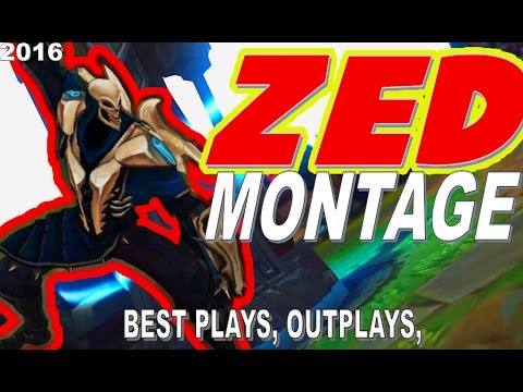 ZED MONTAGE - Best Zed Plays Outplays 1v5 | @LeagueOfLegends