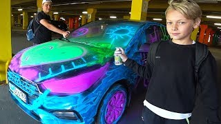 ШКОЛЬНИК ПОКРАСИЛ ЧУЖУЮ МАШИНУ. ОТОМСТИЛ ДЕВУШКЕ. ПРАНК