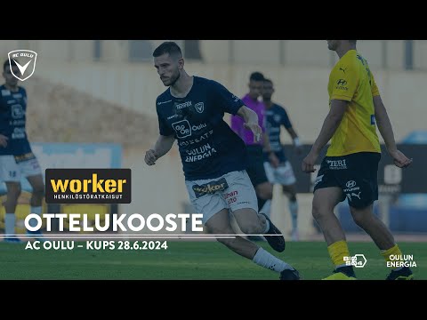 Worker ottelukooste: AC Oulu - KuPS 28.6.2024 (Veikkausliiga)