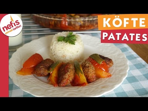 Fırında Köfte Patates - Köfte Tarifi - Nefis Yemek Tarifleri Video