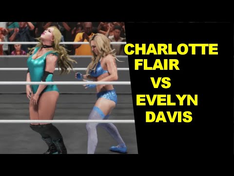 WWE 2K19 Charlotte Flair vs Evelyn Davis - Knockout Match