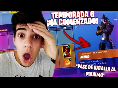 ME COMPRO EL PASE DE BATALLA + MI PRIMERA PARTIDA de la TEMPORADA 6 en FORTNITE