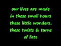 Rob Thomas-:) Little Wonders (Lyrics) 