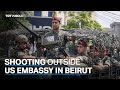 Gunman fires shots at US embassy in Lebanon