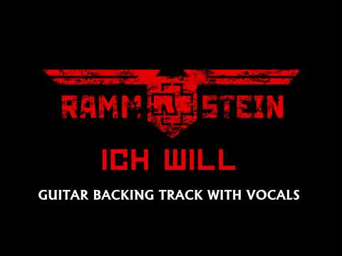 Rammstein - Ich Will (con voz) Backing Track