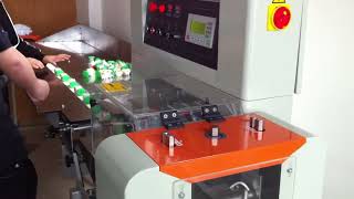 Pillow type, single button packaging machine