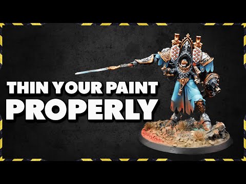 Thin your paint PROPERLY - the ULTIMATE guide to Easy paint flow!