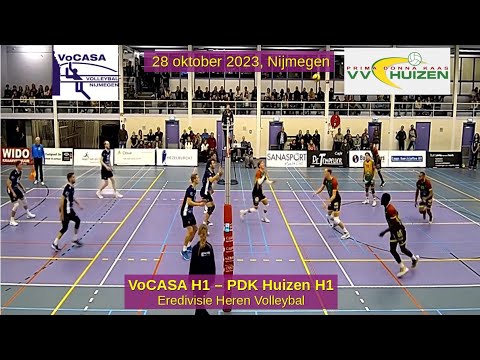 2023-10-28 VoCASA - PDK Huizen (Big Points) Eredivisie Heren Volleybal
