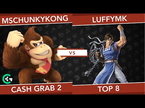 Cash Grab 2 Top 8 - ChunkyKong (DK) Vs. LuffyMK (Richter) Smash Ultimate