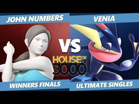 Smash Ultimate Tournament - John Numbers (Wii Fit) Vs. Venia (Greninja) SSBU Xeno 187 Winners Finals