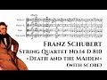 Franz Schubert - String Quartet No.14, D 810 "Death and the Maiden" (with score) - S.P.'s score videos Franz Schubert - String Quartet No.14, D 810 "Death and the Maiden" (with score)