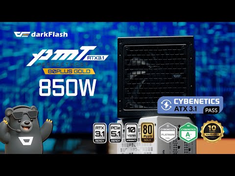🎉이벤트🎉다크플래쉬 퍼펙트모스트 850W 파워서플라이 Cybenetics ETA PLATINUM 공식 인증 획득