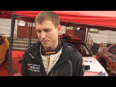Rafał Grzesiński | Mitsubishi Lancer VS | GSMP Korczyna 2013 wywiad po treningach