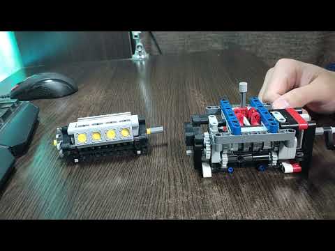 6-ти ступенчатая коробка передач из Лего / Lego 6 speed gearbox