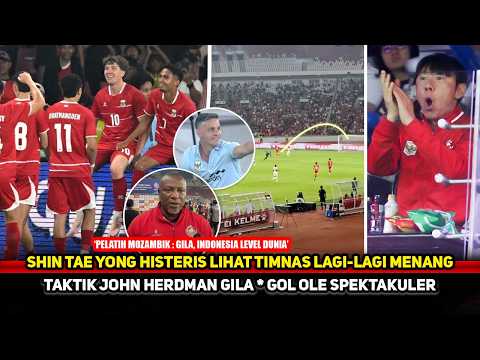 ITU SULIT DIPERCAYA!! Reaksi Shin Tae Yong Heboh Begini~Taktik John Herdman Gila, Mozambik Merana