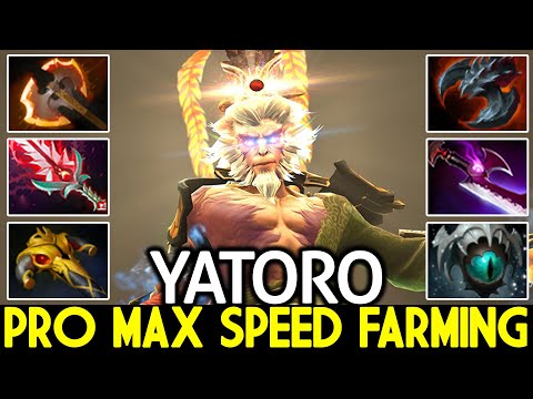 YATORO [Monkey King] Max Speed Farming 12 Min Battle Fury Dota 2