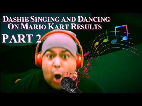 [PART 2] DashieGames singing and dancing winning results on Mario Kart