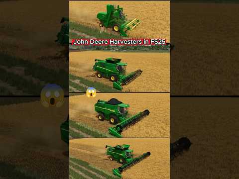 John Deere Harvesters Evolution in FS25 🚜🌾