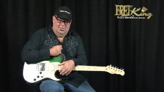 Video thumbnail for Fret King Black Label Country Squire Semitone Special - Matt Smith Interview by Gavin Coulson
