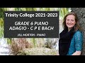 Adagio - C.P.E. Bach, Grade 6 Trinity College Piano 2021-2023, Jill Morton  - Piano
