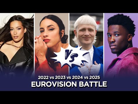 Eurovision BATTLE | 2022 vs 2023 vs 2024 vs 2025  (My Favourites)