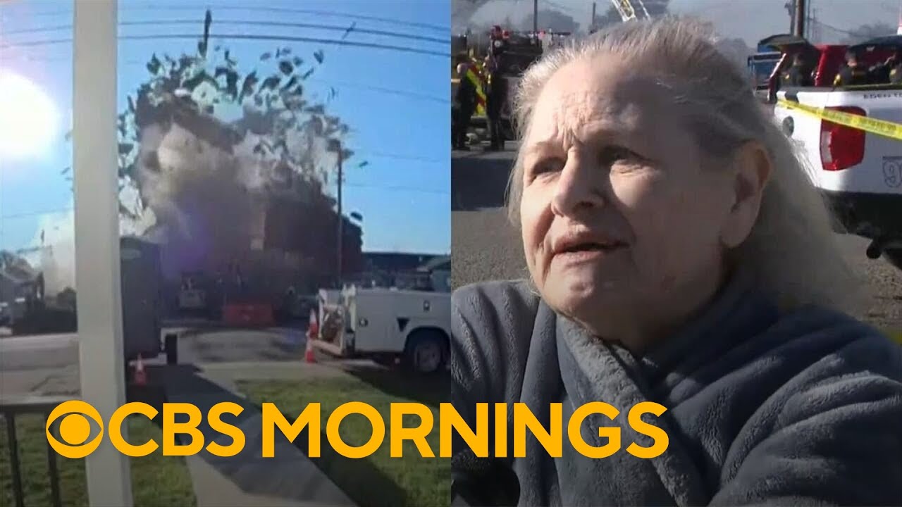 Woman describes nearby gas explosion in California: "My roof fell in"