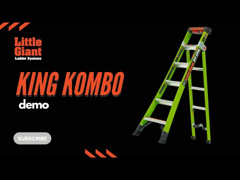  Little Giant King Kombo Ladder 3-In-1 Ladder - EN Version